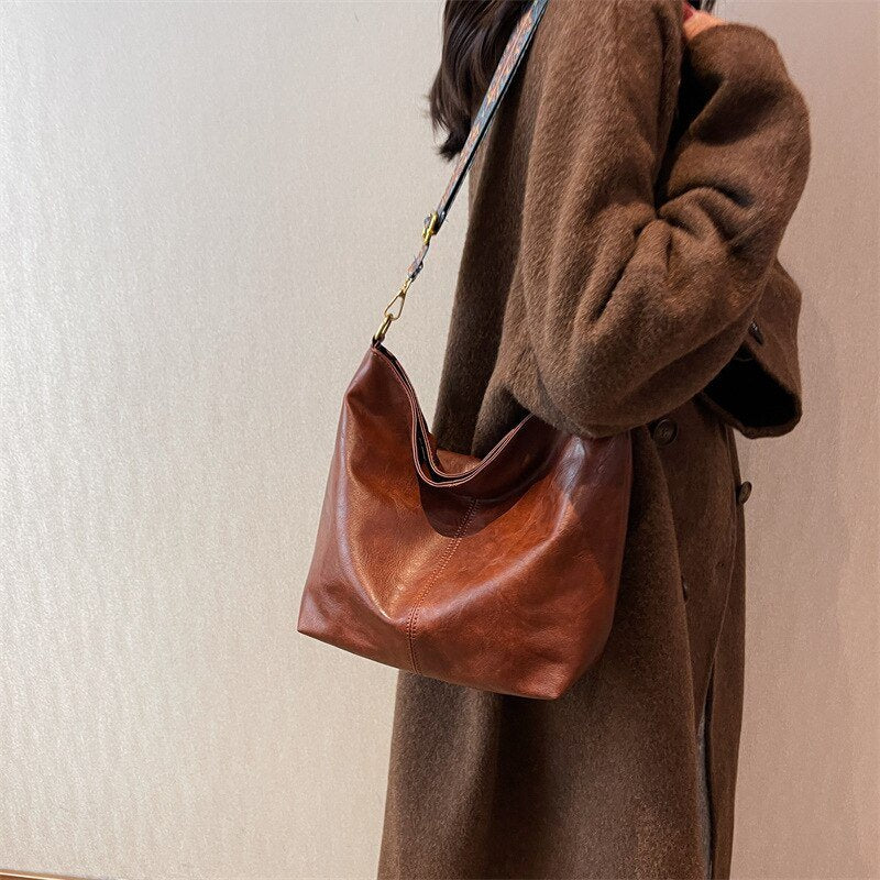 Bolsa de Couro Vintage modelo Maya