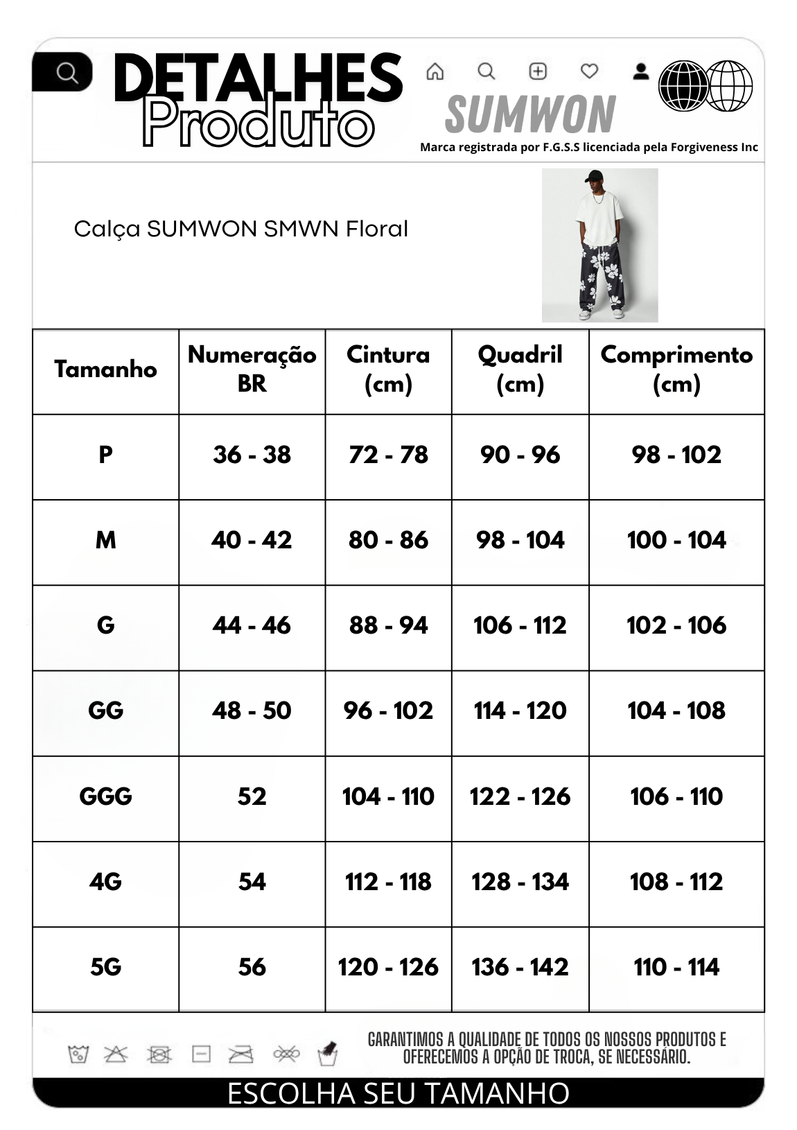 Calça SUMWON SMWN Floral