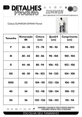 Calça SUMWON SMWN Floral