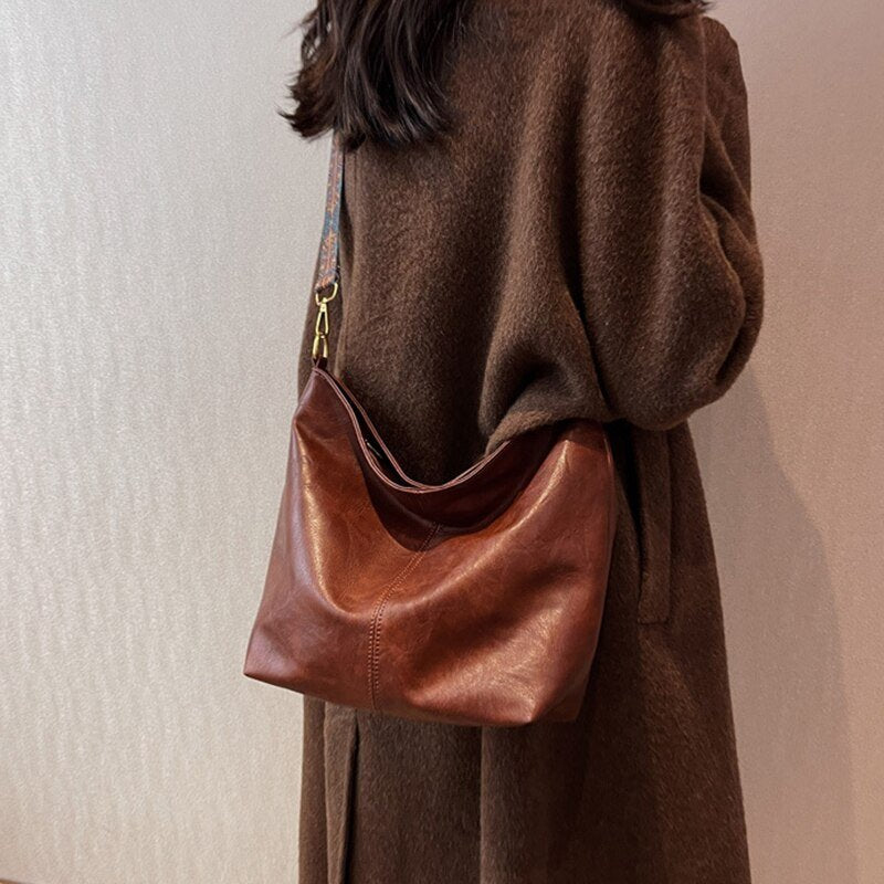 Bolsa de Couro Vintage modelo Maya